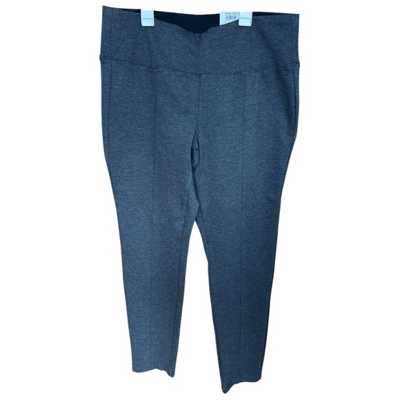 Style & Co. Pants - Style & Co Gray Pencil Mid Rise Comfort Waist Pull On Legging Pant Size Large